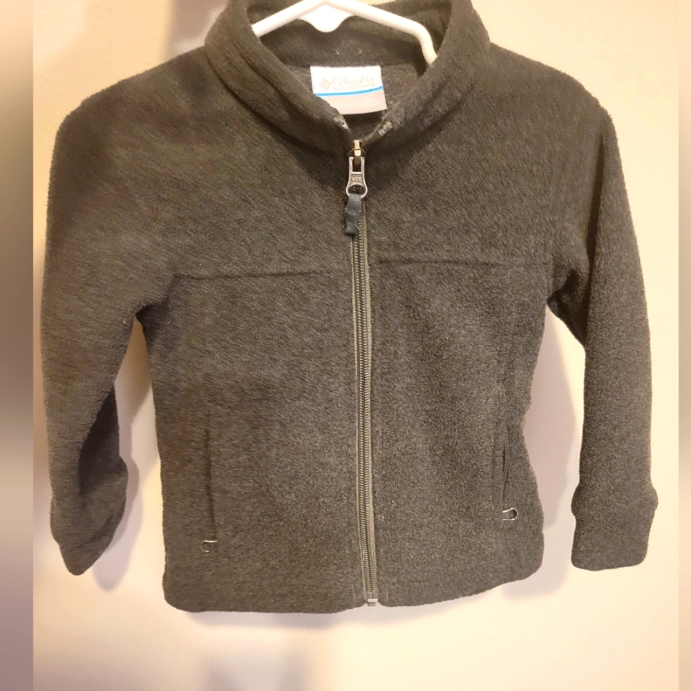 Columbia Gray Fleece Jacket Unisex.